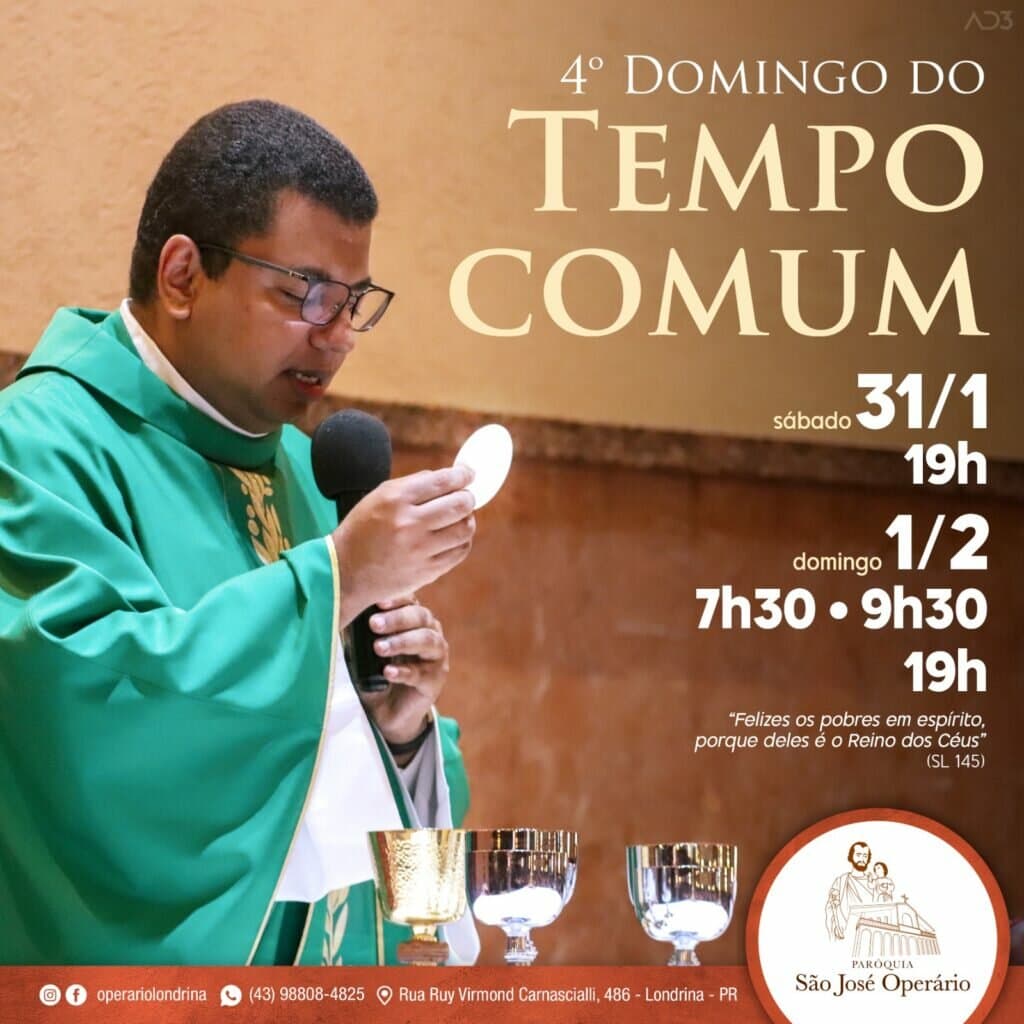 4º DOMINGO DO TEMPO COMUM