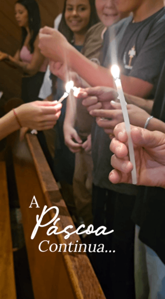 “ELE VIVE! ELE NOS LIBERTA DE TODO PECADO”