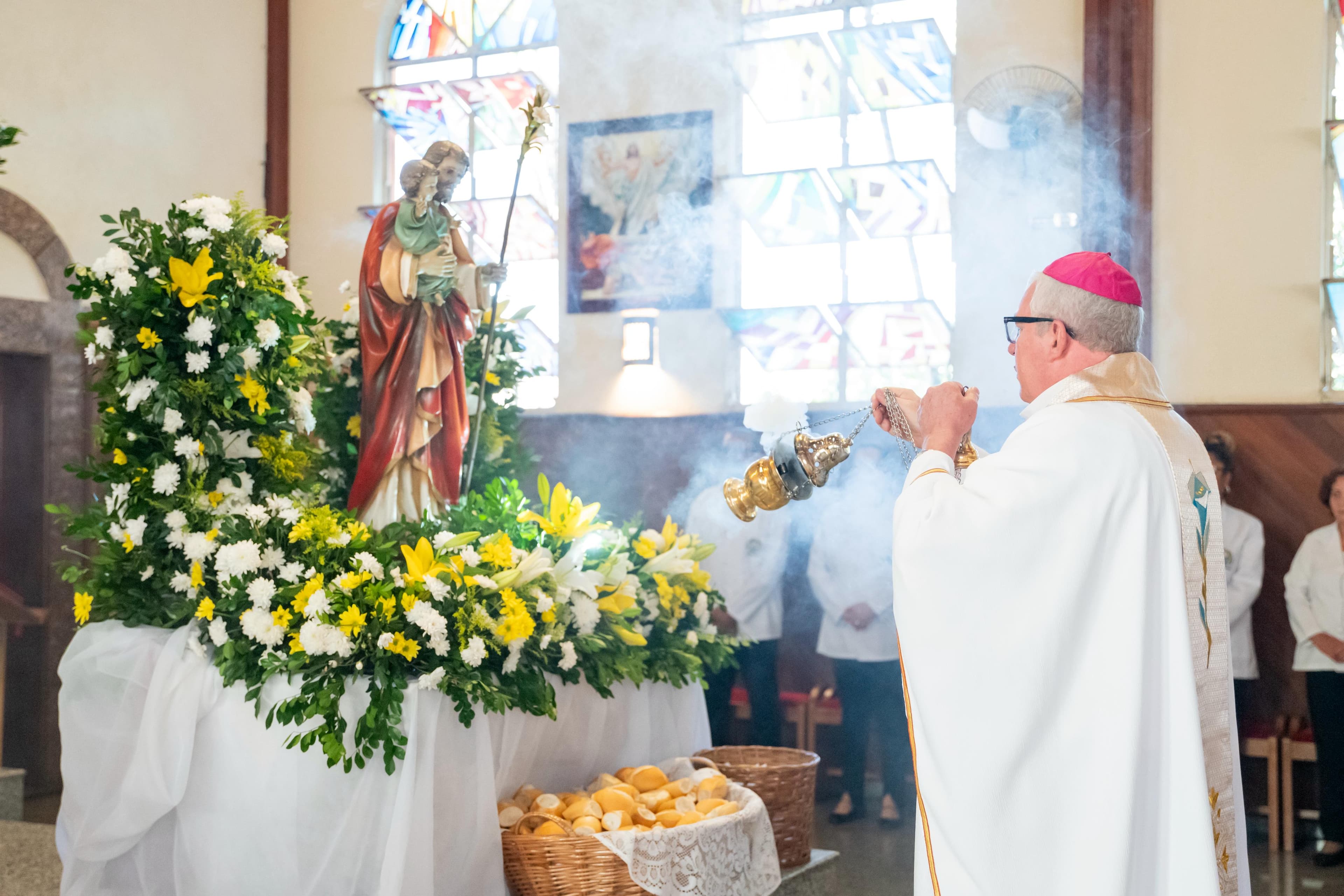 DOM GEREMIAS PRESIDIU A SEGUNDA MISSA NO DIA DO PADROEIRO