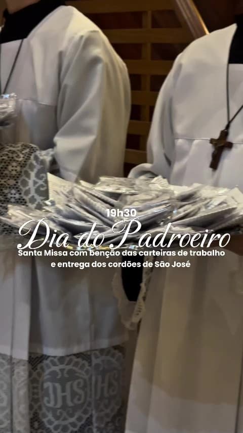 PARÓQUIA CELEBROU A ÚLTIMA MISSA DO PADROEIRO AS 19H30 MARCADA PELA ENTREGA DOS CORDÕES DE SÃO JOSÉ